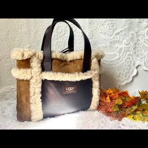 🍁UGG🍁GRAB BAG Shearling Sheepskin Sundance Tote